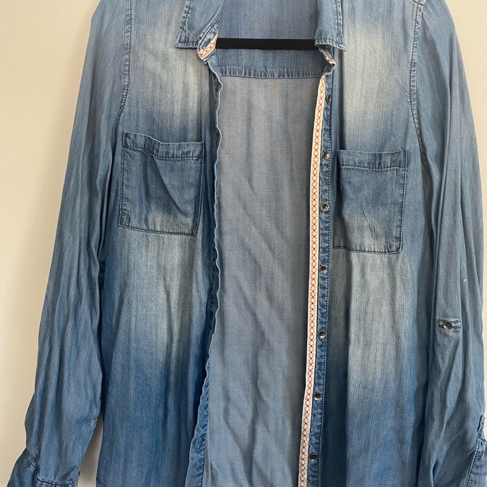 Denim  shirt long sleeve